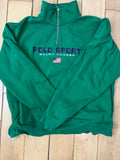 Polo Sport Ralph Lauren green quarter zip sweatshirt front