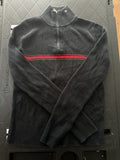 XL Black And Red 1/4 Zip Polo sweater